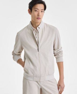 Alfani Men's Textured Bomber Jacket