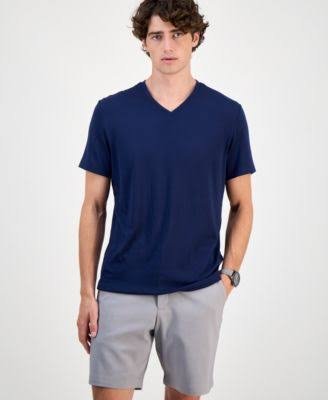 Alfani Men's Travel Stretch V-Neck T-Shirt